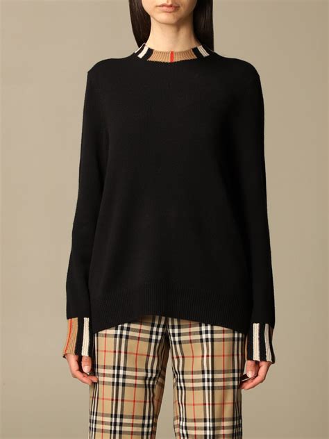 burberry cashmere sweater womens|burberry black cashmere sweater.